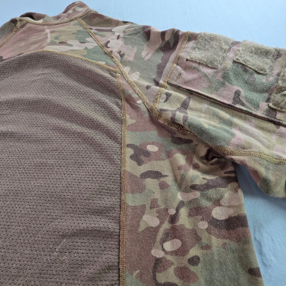 US Army Combat Shirt Flame Resistant Multicam OCP Tactical L W911QY-14-F-0071 - Picture 15 of 16